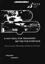 New deal for transport: better for everyone. Cm 3950
