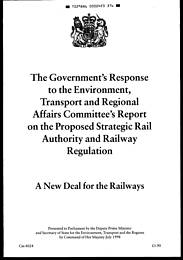 New deal for the railways. Cm 4024