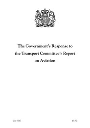 Government's response to the Transport Committee's report on aviation. Cm 6047