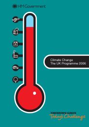 Climate change - the UK programme. Cm 6764