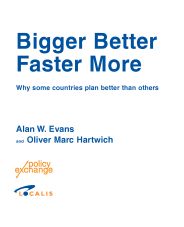 Bigger better faster more - why some countries plan better than others