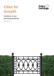 Cities for growth - solutions to our planning problems