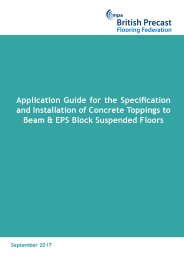 Application guide for the specification and installation of concrete toppings to beam and EPS block suspended floors