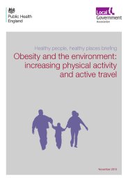 Obesity and the environment: increasing physical activity and active travel