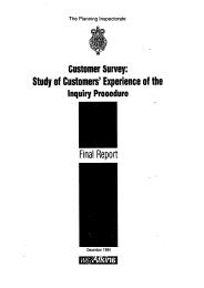 Customer survey: study of customers' experience of the inquiry procedure