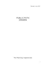 Public path orders (revised July 2007)
