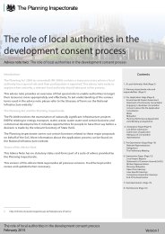 Role of local authorities in the development consent process. Version 1, February 2015