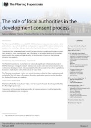 Role of local authorities in the development consent process. Version 1 ...