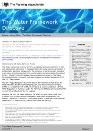 Water framework directive. Version 1, June 2017