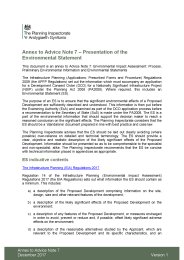 Annex to advice note 7 - presentation of the environmental statement. Version 1, December 2017