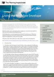 Using the Rochdale envelope - Rochdale envelope. Version 3