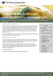 Preparing the draft order and explanatory memorandum - preparation of a draft order granting development consent and explanatory memorandum. Version 3