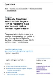 Nationally significant infrastructure projects: how to register to have your say and make a relevant representation