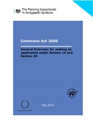 Commons act 2006. General overview for making an application under section 16 and section 38