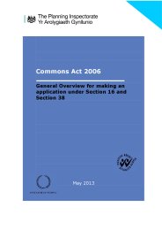 Commons act 2006. General overview for making an application under section 16 and section 38