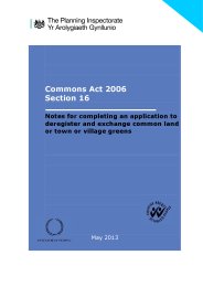 Commons act 2006. Section 16: notes for completing an application to deregister and exchange common land or town or village greens
