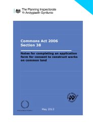 Commons act 2006. Section 38: notes for completing an application form for consent to construct works on common land