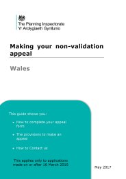 Making your non-validation appeal. Wales