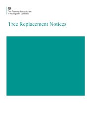 Tree replacement notices
