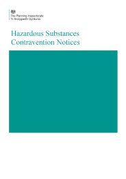 Hazardous substances contravention notices