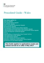 Procedural guide - Wales
