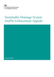 Sustainable drainage system (SuDS) enforcement appeals