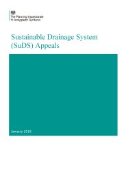 Sustainable drainage system (SuDS) appeals