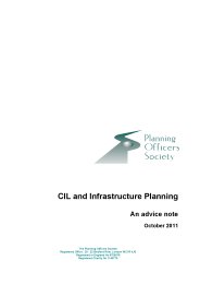 CIL and infrastructure planning
