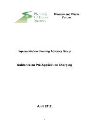 Guidance on pre-application charging