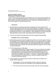 Planning and climate change