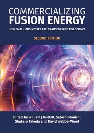 Commercializing fusion energy - How small businesses are transforming big science