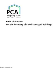 Code of practice for the recovery of flood damaged buildings