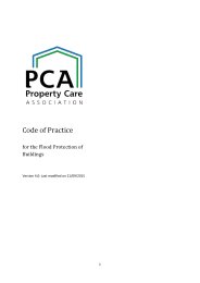 Code of practice for the flood protection of buildings. Version 4.0