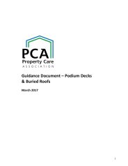 Guidance document - podium decks and buried roofs