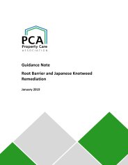 Guidance note - root barrier and Japanese knotweed remediation