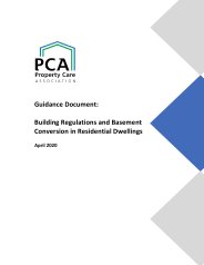 Guidance document - Building Regulations and basement conversion in residential dwellings