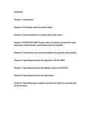 Passive Safety UK guidelines for specification and use of passively ...
