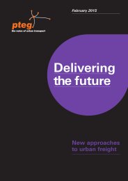 Delivering the future - new approaches to urban freight