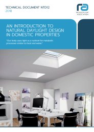 Introduction to natural daylight design in domestic properties