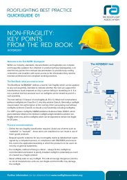 Non-fragility - Key points from the red book. ACR[M]001:2005. Version 2