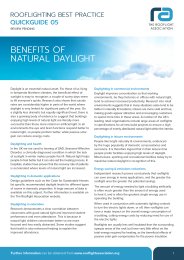 Benefits of natural daylight