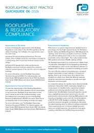 Rooflights and regulatory compliance