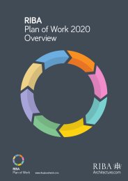RIBA plan of work 2020. Overview