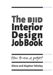 BIID Interior design job book. How to run a project