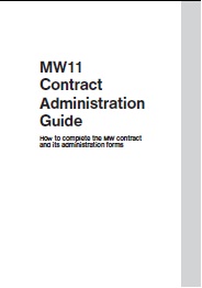 MW11 Contract administration guide: How to complete the MW contract and its administration forms