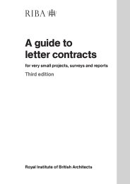 Guide to letter contracts for very small projects, surveys and reports. 3rd edition