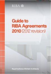 Guide to RIBA Agreements 2010 (2012 revision)
