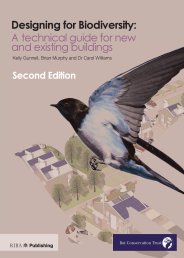 Designing for biodiversity: A technical guide for new and existing buildings (2nd edition)