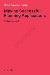 Making successful planning applications