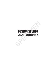 Design studio 2021 volume 2. Intelligent control - disruptive technologies